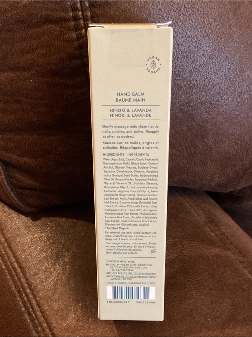 VOESH Hinoki & Lavanda Hand Balm - Cream - Picture 2 of 3